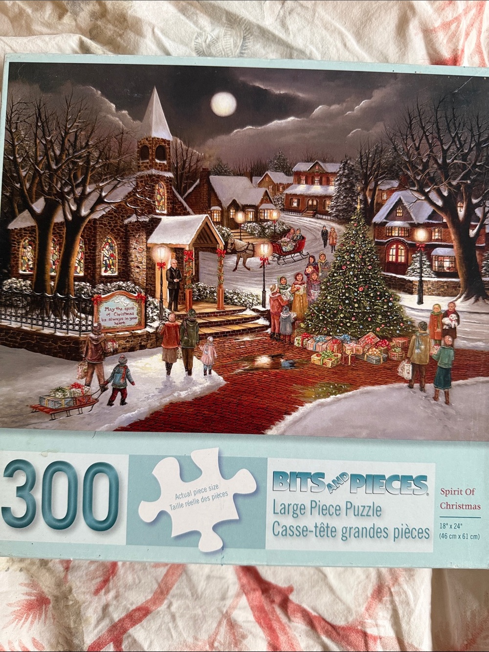 Bits and Pieces “Spirit of Christmas” 300-Piece Large Piece Puzzle